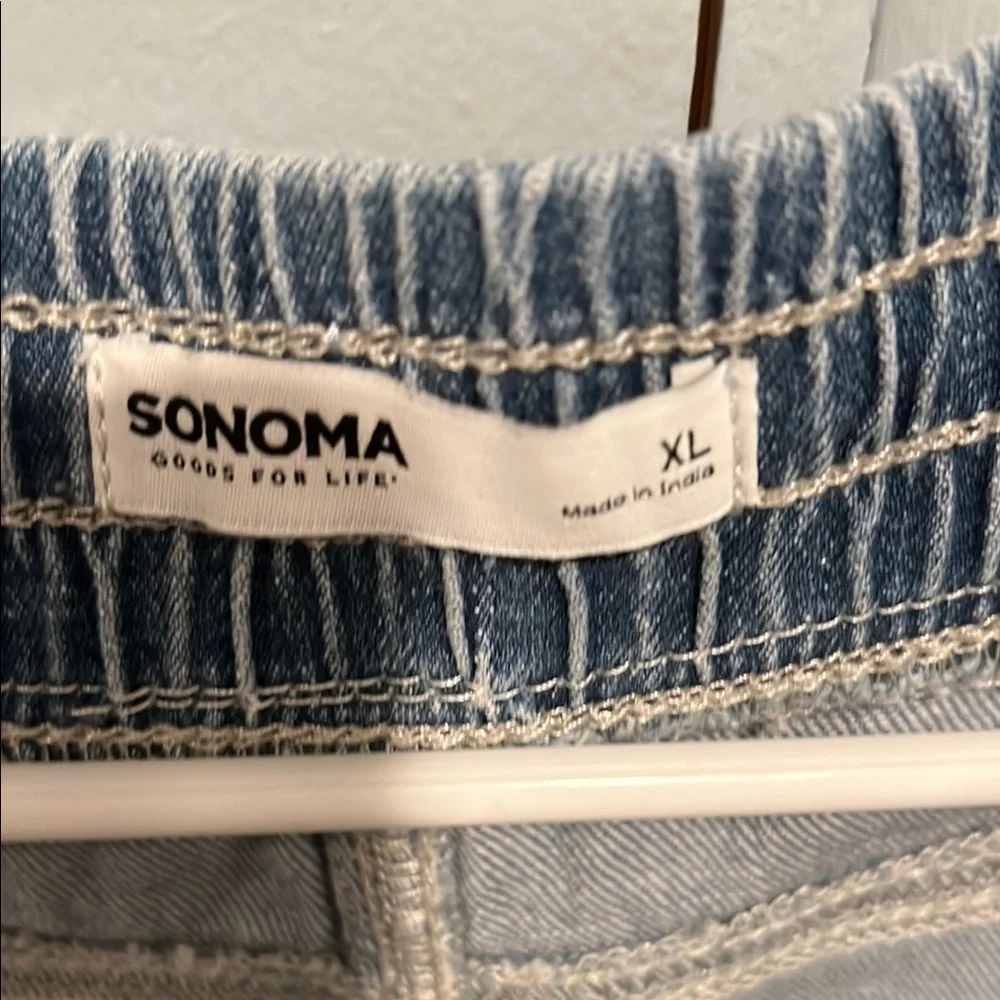 Womens nwt denim joggers size xl - Picture 3 of 4